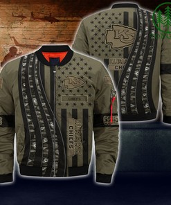 Kansas City Chiefs NFL Bomber Jacket Camo For fans
