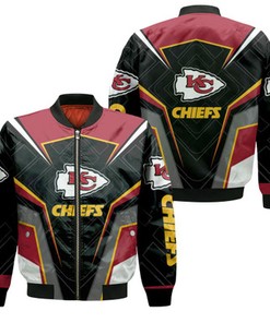 Kansas City Chiefs Nfl Fan 3D Jersey Bomber Jacket