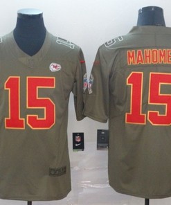 Kansas City Chiefs Patrick Mahomes #15 2020 Nfl Grey Jersey Jersey