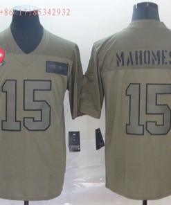 Kansas City Chiefs Patrick Mahomes #15 2020 Nfl Grey Jersey Jersey