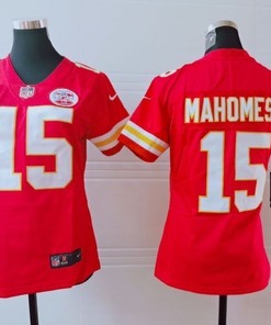 Kansas City Chiefs Patrick Mahomes #15 Nfl 2020 Pink Womens Jersey