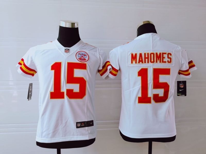 Kansas City Chiefs Patrick Mahomes #15 Nfl 2020 White Jersey