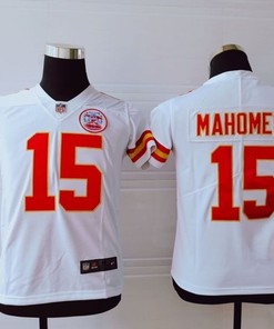 Kansas City Chiefs Patrick Mahomes #15 Nfl 2020 White Jersey