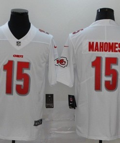 Kansas City Chiefs Patrick Mahomes #15 Nfl 2020 White Jersey