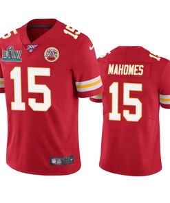 Kansas City Chiefs Patrick Mahomes Red Super Bowl Liv Vapor Limited Jersey
