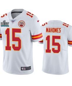 Kansas City Chiefs Patrick Mahomes White Super Bowl Liv Vapor Limited Jersey