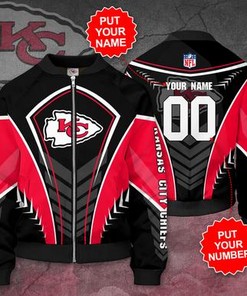 Kansas City Chiefs Personalized KCC Bomber Jacket