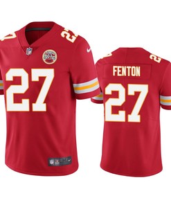 Kansas City Chiefs Rashad Fenton Red Vapor Limited Jersey