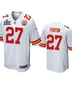 Kansas City Chiefs Rashad Fenton White Super Bowl Liv Game Jersey