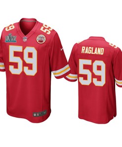 Kansas City Chiefs Reggie Ragland Red Super Bowl Liv Game Jersey