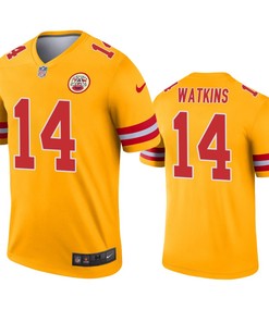 Kansas City Chiefs Sammy Watkins Gold Inverted Legend Jersey