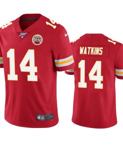 Kansas City Chiefs Sammy Watkins Red 100th Season Vapor Limited Jersey