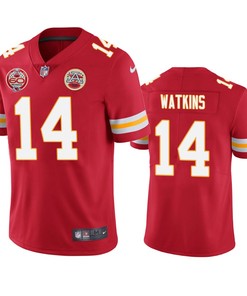 Kansas City Chiefs Sammy Watkins Red 60th Anniversary Vapor Limited Jersey