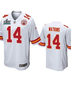 Kansas City Chiefs Sammy Watkins White Super Bowl Liv Game Jersey