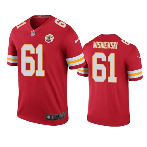 Kansas City Chiefs Stefen Wisniewski Red Color Rush Legend Jersey - Mens
