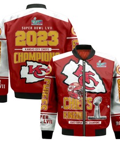 Kansas City Chiefs Super Bowl 2023 Champions Red Bomber Jacket