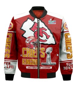 Kansas City Chiefs Super Bowl 2023 Champions Red Bomber Jacket