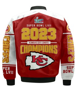 Kansas City Chiefs Super Bowl 2023 Champions Red Bomber Jacket