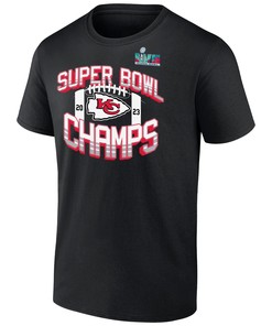 Kansas City Chiefs Super Bowl Champions Icon Bold T-shirt - Black