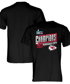 Kansas City Chiefs Super Bowl Champions Kick T-Shirt - Black