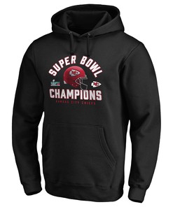 Kansas City Chiefs Super Bowl LVII Champions Black Pullover Hoodie