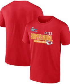 Kansas City Chiefs Super Bowl LVII Champions Divide & Conquer T-Shirt - Red