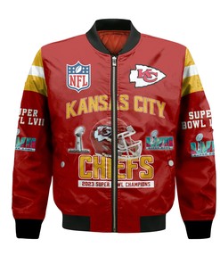 Kansas City Chiefs Super Bowl LVII Champions Red Special Bomber Jacket