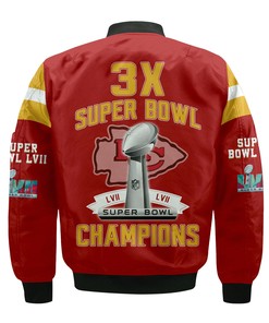 Kansas City Chiefs Super Bowl LVII Champions Red Special Bomber Jacket