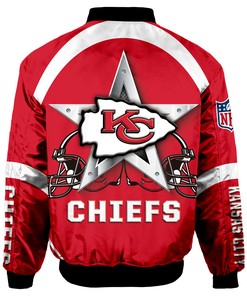 Kansas City Chiefs Super Bowl LVII Champions Running Man Bomber Jacket
