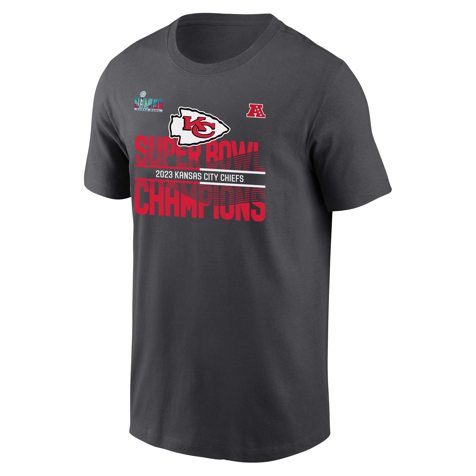 Kansas City Chiefs Super Bowl LVII Champions T-Shirt - Anthracite
