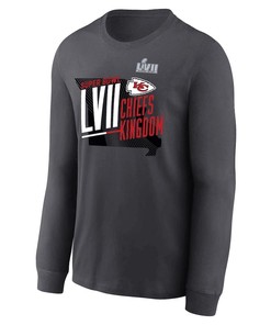 Kansas City Chiefs Super Bowl LVII Local Phrase Long Sleeve T-Shirt - Charcoal