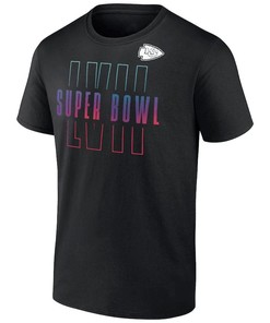 Kansas City Chiefs Super Bowl LVII Open Sky T-Shirt - Black