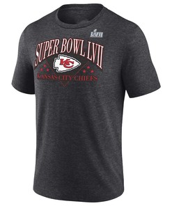 Kansas City Chiefs Super Bowl LVII T-Shirt - Heather Charcoal