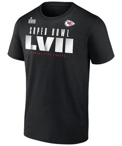 Kansas City Chiefs Super Bowl LVII Varsity Roster T-Shirt - Black