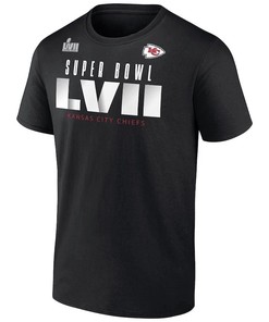 Kansas City Chiefs Super Bowl LVII Varsity Team Roster T-Shirt - Black