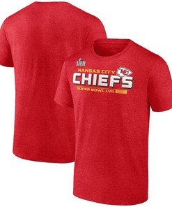 Kansas City Chiefs Super Bowl LVII Vivid Striations T-Shirt - Red
