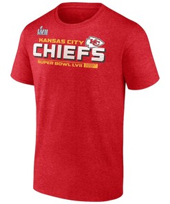 Kansas City Chiefs Super Bowl LVII Vivid Striations T-Shirt - Red