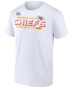 Kansas City Chiefs Super Bowl LVII Vivid Striations T-Shirt - White
