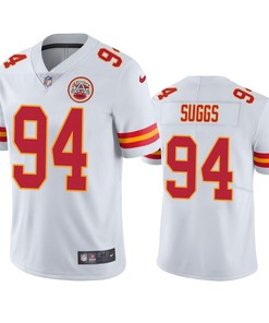 Kansas City Chiefs Terrell Suggs White Vapor Limited Jersey