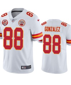 Kansas City Chiefs Tony Gonzalez White 60th Anniversary Vapor Limited Jersey