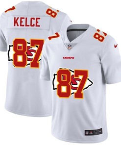 Kansas City Chiefs Travis Kelce #87 Nfl 2020 White Jersey