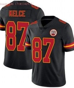 Kansas City Chiefs Travis Kelce #87 Nfl Black Jersey Jersey