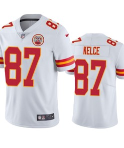 Kansas City Chiefs Travis Kelce 87 White Vapor Limited Jersey