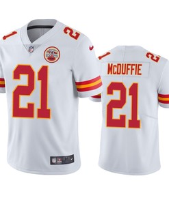 Kansas City Chiefs Trent McDuffie White 2022 Draft Vapor Limited Jersey