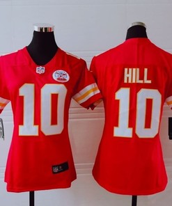 Kansas City Chiefs Tyreek Hill #10 Nfl 2020 New Arrival Red Womens Jersey