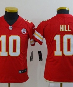 Kansas City Chiefs Tyreek Hill #10 Nfl 2020 Red Jersey