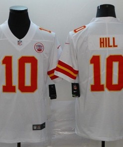 Kansas City Chiefs Tyreek Hill #10 Nfl 2020 White Jersey