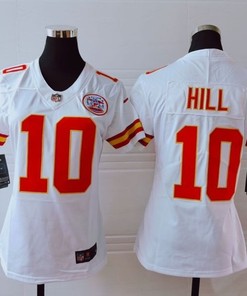 Kansas City Chiefs Tyreek Hill #10 Nfl 2020 White Womens Jersey