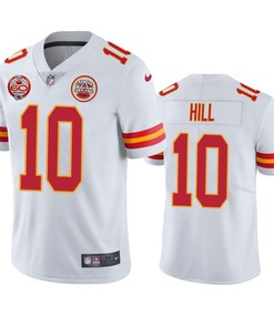 Kansas City Chiefs Tyreek Hill White 60th Anniversary Vapor Limited Jersey
