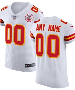 Kansas City Chiefs Vapor Untouchable Elite Custom 00 Jersey - White